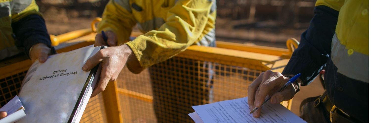 EHS professionals at work